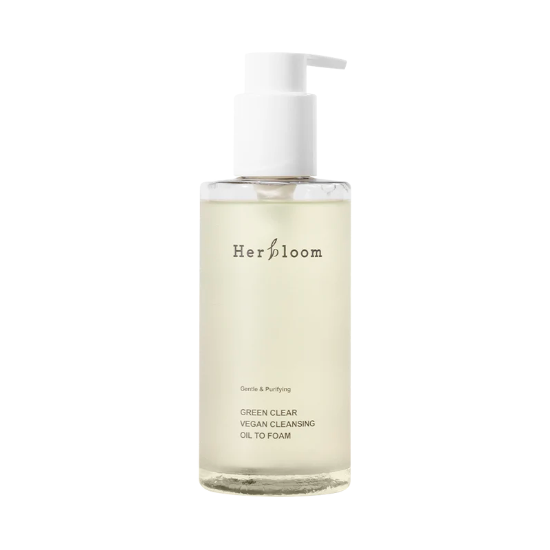 Green Clear Vegan Cleansing Oil To Foam